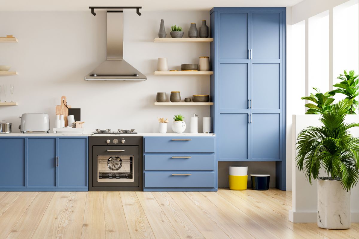 Cucina color blu: consigli ed immagini