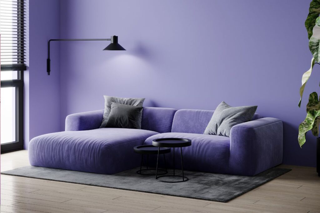 Interior design: how to match the colour periwinkle in the home