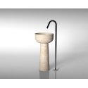 Sphere con colonna Hidra Ceramica washbecken