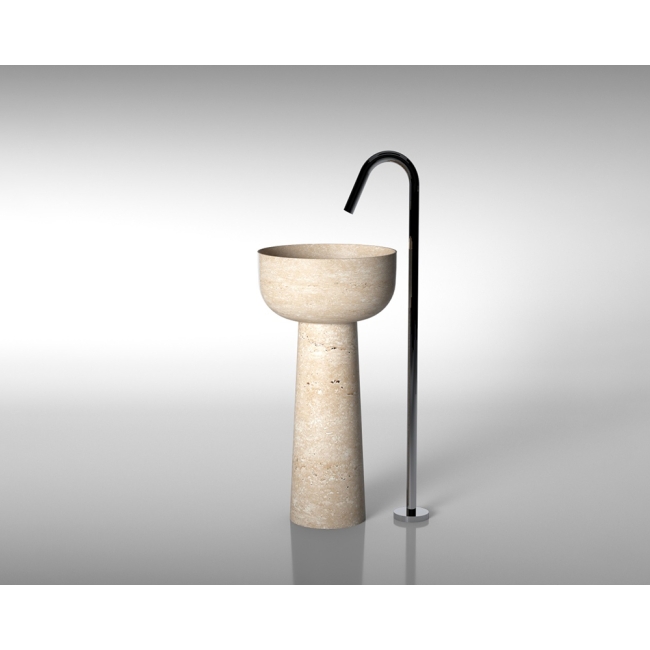 Sphere con colonna Hidra Ceramica washbecken