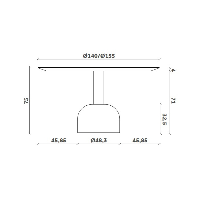 Illo Miniforms Fester Tisch