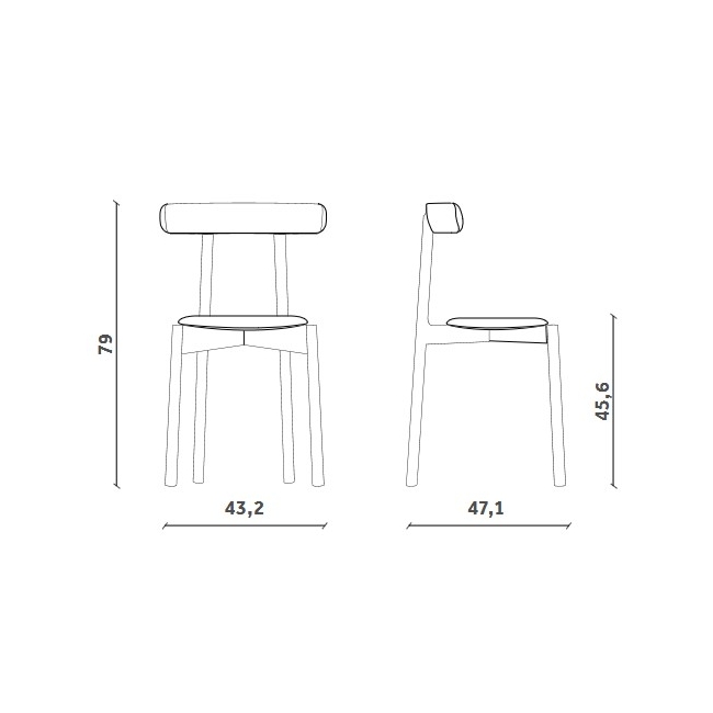 Bice Miniforms Stuhl