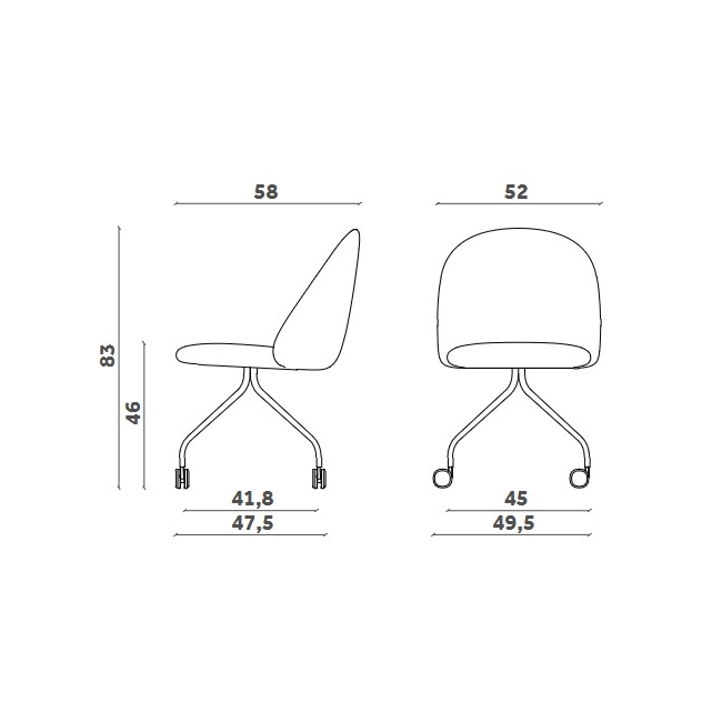 Iola Office Miniforms Stuhl