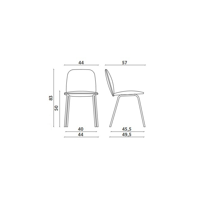 Leda Miniforms Stuhl