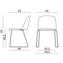 Mariolina Sled Miniforms Stuhl