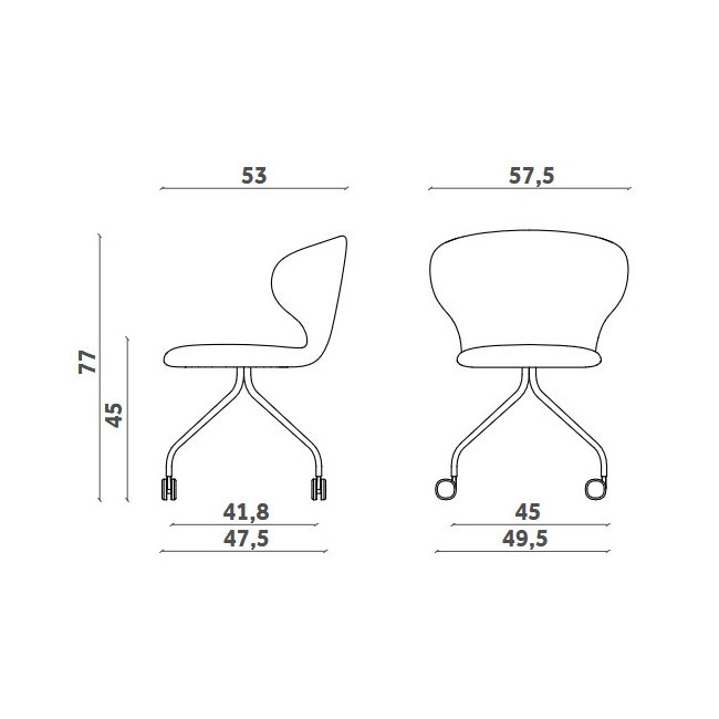 Mula Office Miniforms Stuhl