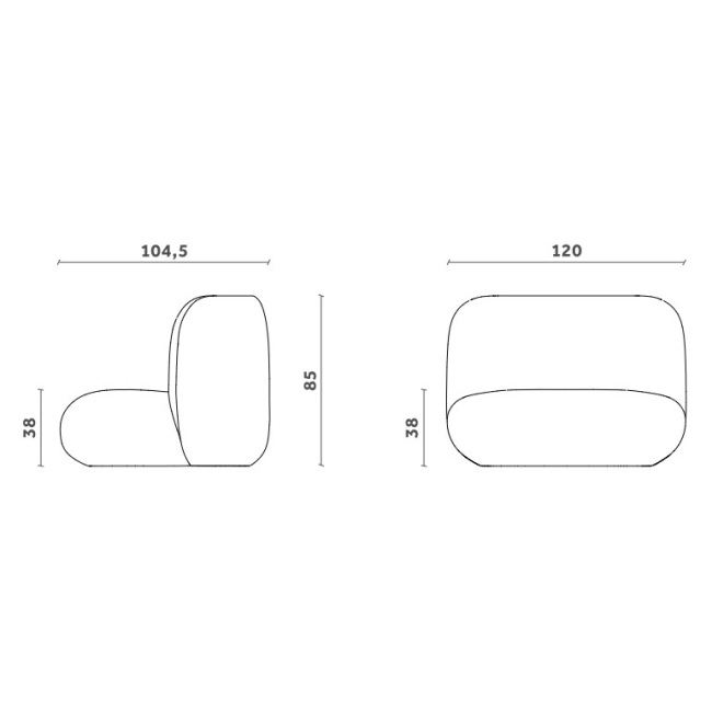 Botera Miniforms Sessel