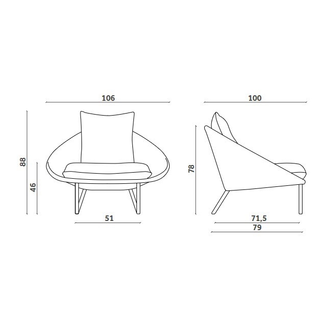 Lem Miniforms Sessel