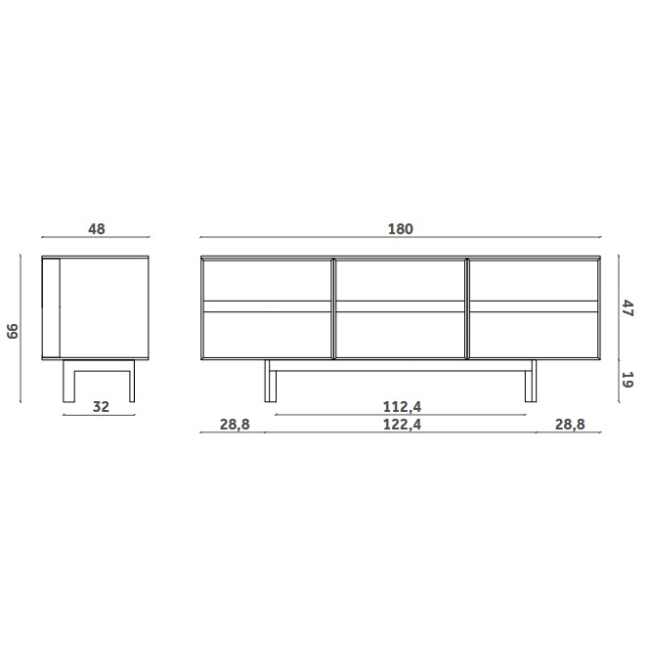 Ramblas Miniforms Sideboard