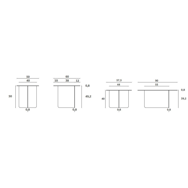 Chap Miniforms Couchtisch