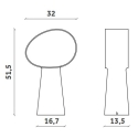 Eclipse Miniforms Tischleuchte