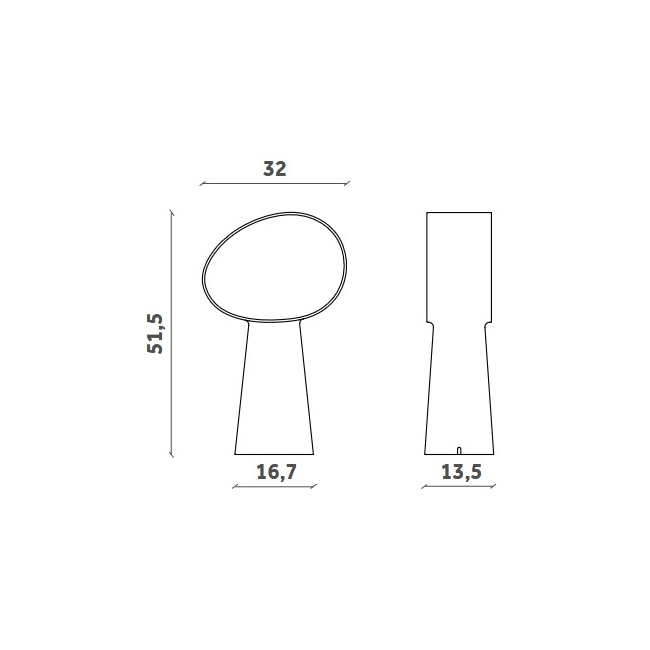 Eclipse Miniforms Tischleuchte