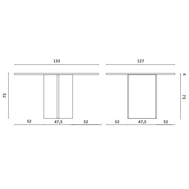 Albio Miniforms Fester Tisch