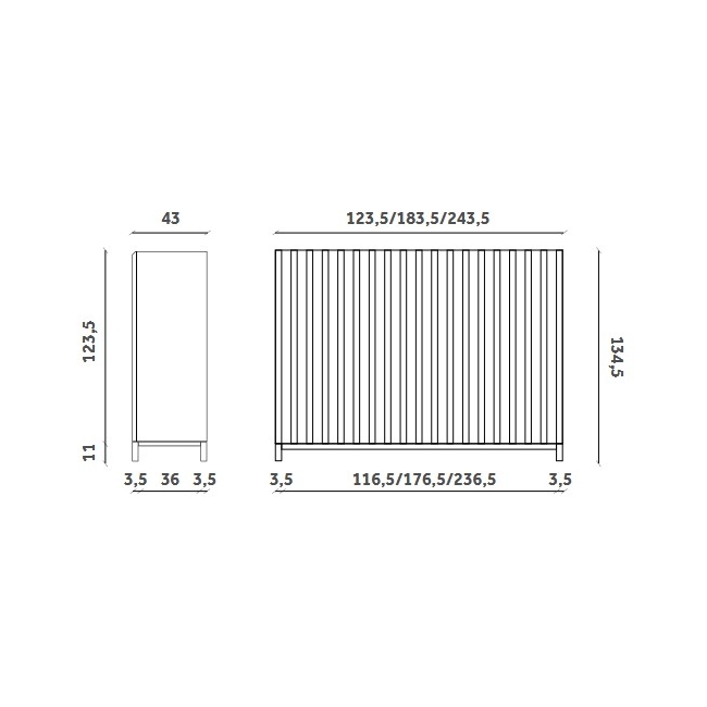 ContainerUp Miniforms Sideboard