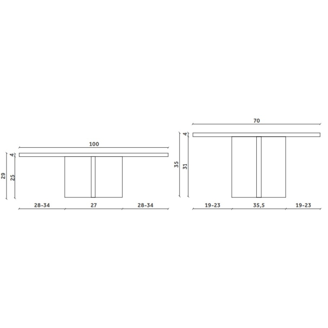 Albio Miniforms Couchtisch