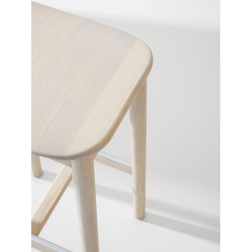 White Billiani moderner Hocker