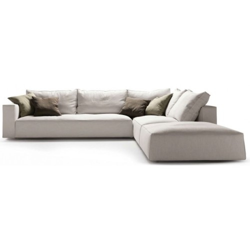 Zenit Désirée eckiges Sofa mit Chaiselongue