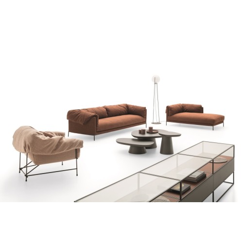 Drop Ditre Italia 2 und 3 lineare Sitze Sofa