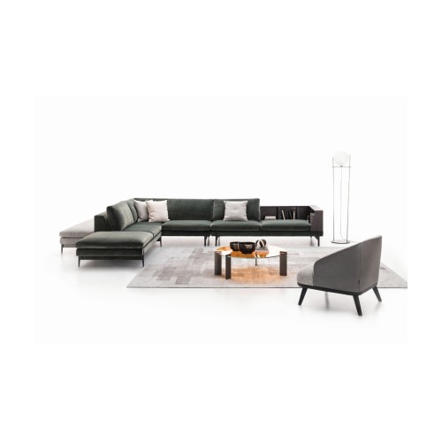 Kim High Ditre Italia 2 und 3 lineare Sitze Sofa