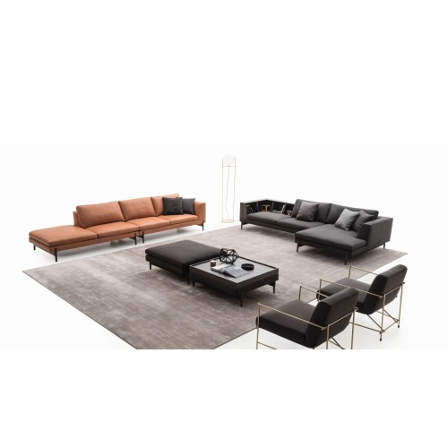 Kim High Ditre Italia 2 und 3 lineare Sitze Sofa