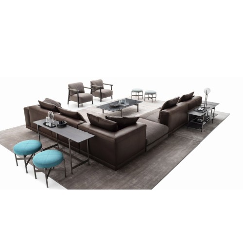 Nevyll High Ditre Italia 2 und 3 lineare Sitze Sofa