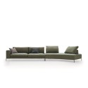 Union Soft Ditre Italia 2 und 3 lineare Sitze Sofa