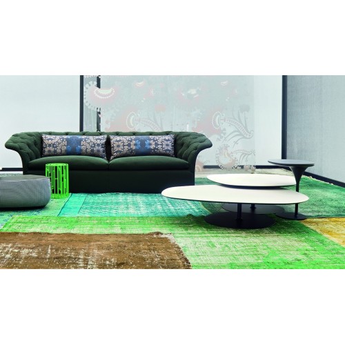 Phoenix Moroso runder Couchtisch mit Stahlbasis