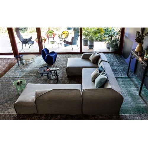 M.a.s.s.a.s. Moroso Ecksofa mit Chaiselongue