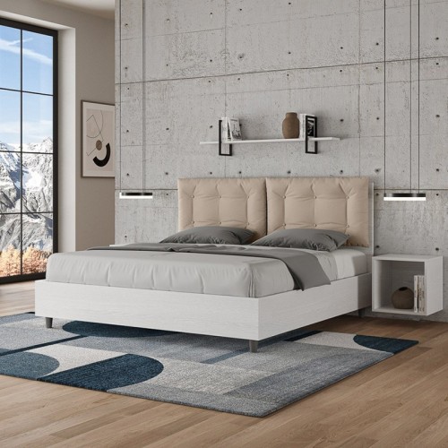 Ityhome Egos Doppelbett Annalisa Kissen - Arredare Moderno