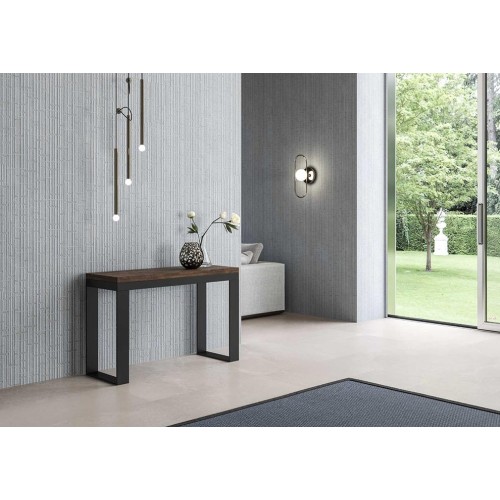 Tecno double Itamoby Tisch mit Anthrazitrahmen