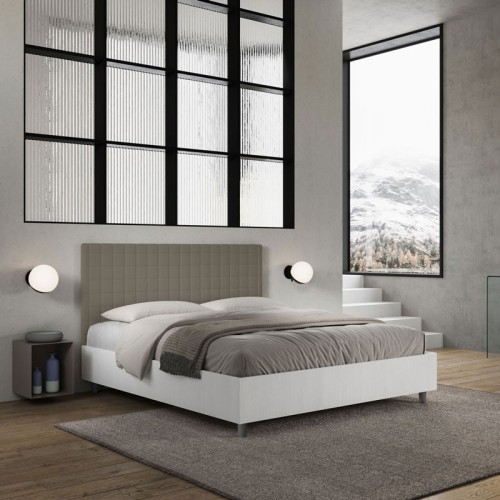 Ityhome Burmy Doppelbett mit Container - Arredare Moderno