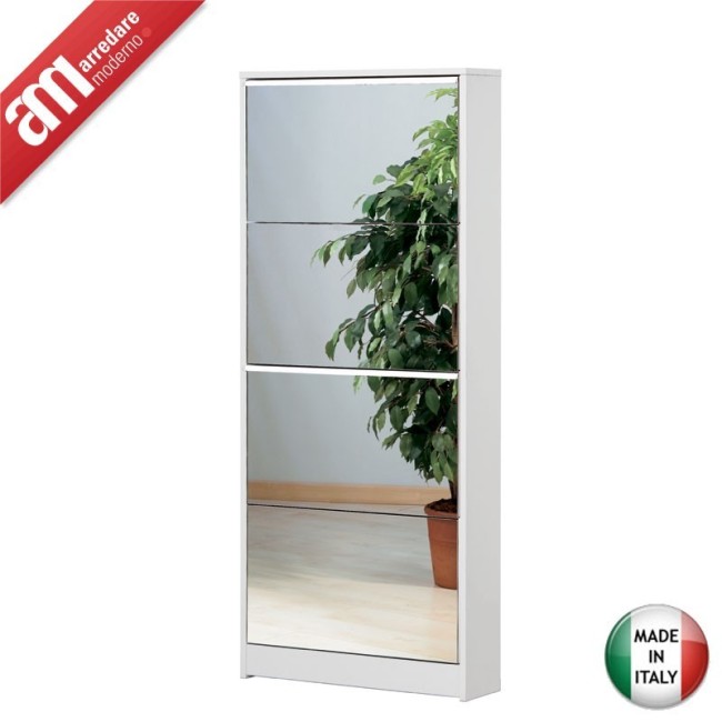 Scarpiera specchio 10 paia Art. 184SP - Arredare Moderno