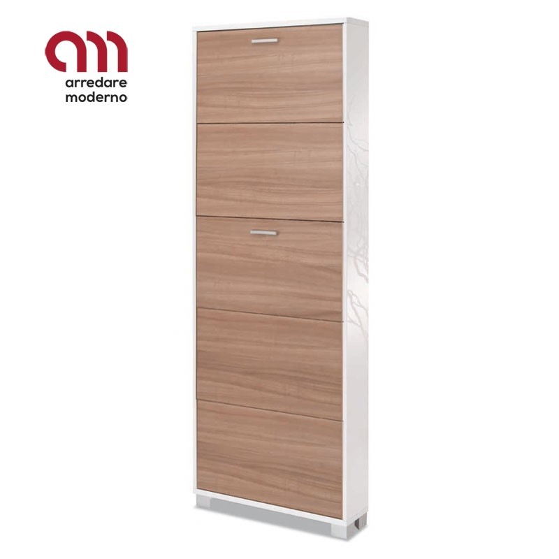 Scarpiera slim in legno 15 paia Art.755SL - Arredare Moderno