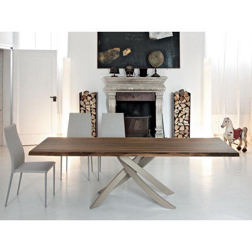 fester-tisch-artistico-holz-kristallglas-bontempi-casa