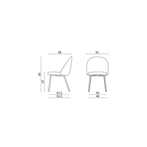 Sedia Iola Basic Miniforms