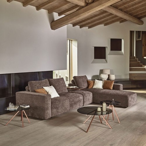 Zenit Wall Bontempi casa Sofa 2 und 3 lineare Sitze