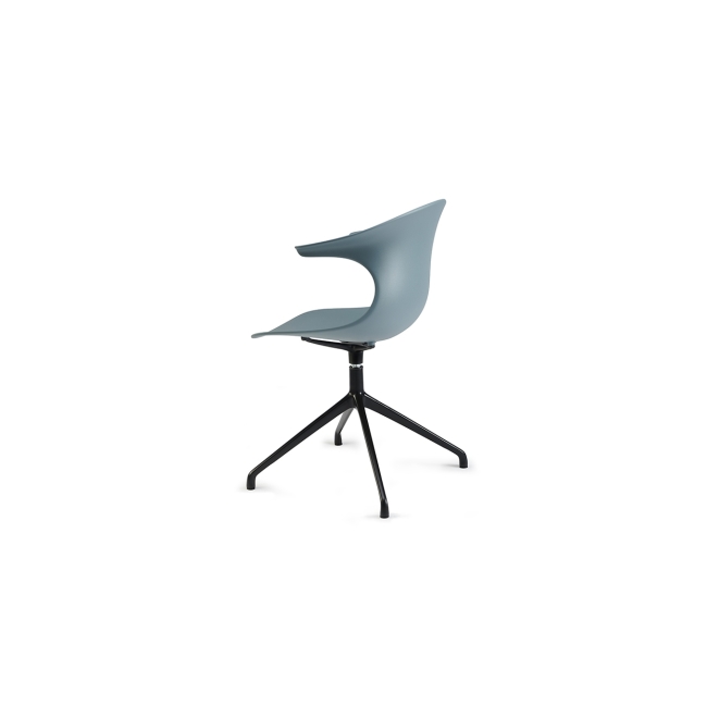 Stuhl Loop Mono 4-Sterne-Aluminiumfuß Infiniti Design