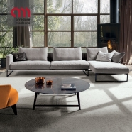 Arlon Désirée eckiges Sofa mit Chaiselongue