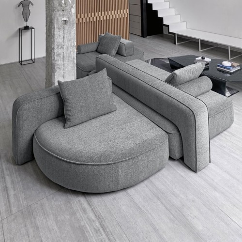 Back Pack Arketipo corner sofa with chaise longue