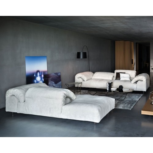 Crazy Diamond Arketipo corner sofa with chaise longue