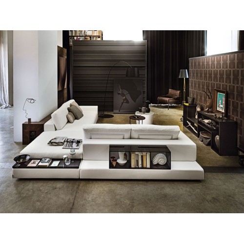 Plat Arketipo corner sofa with chaise longue