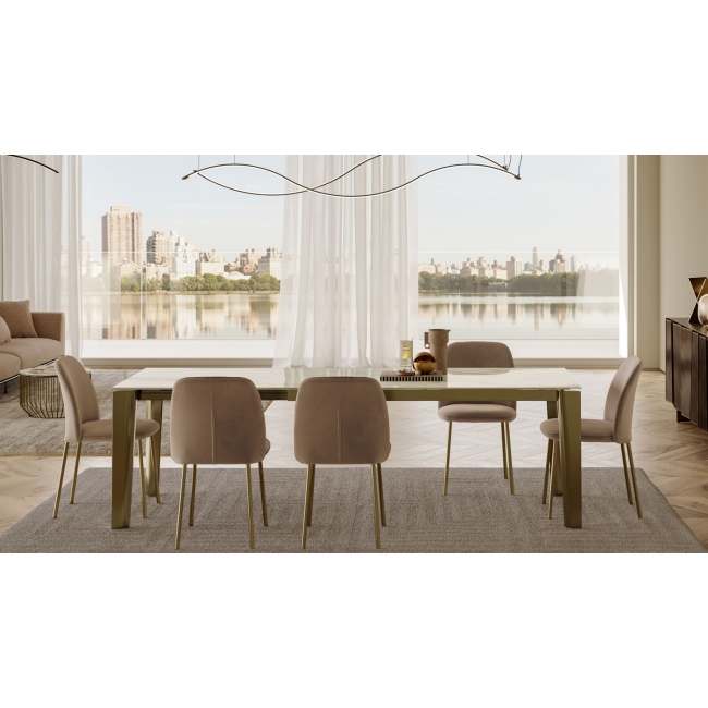 Etro Bontempi Casa Rectangular Extendable Table