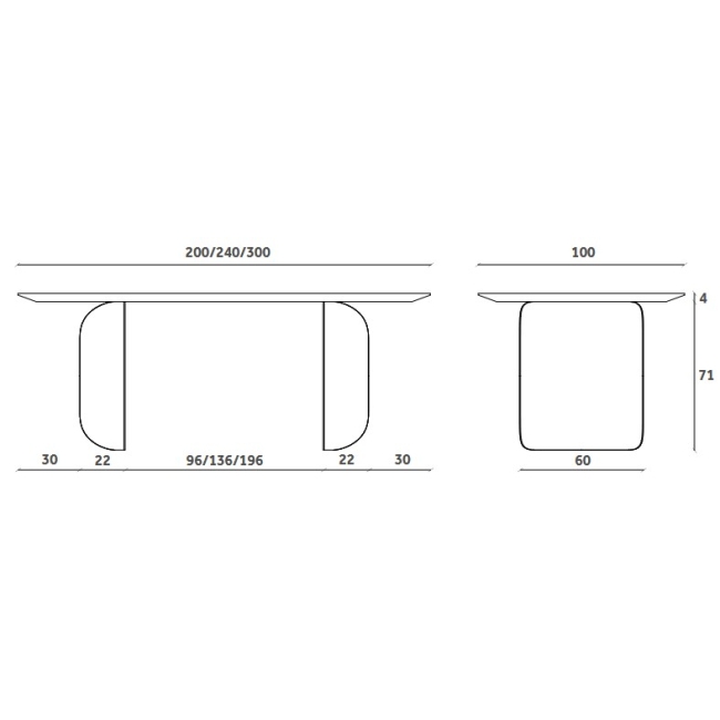 Barry Miniforms Fixed Table