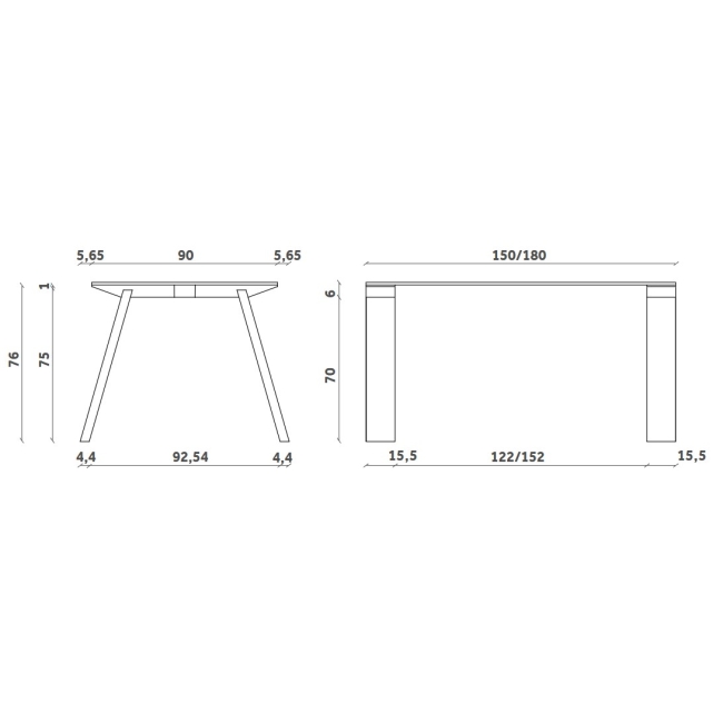 Artù Miniforms Fixed Table