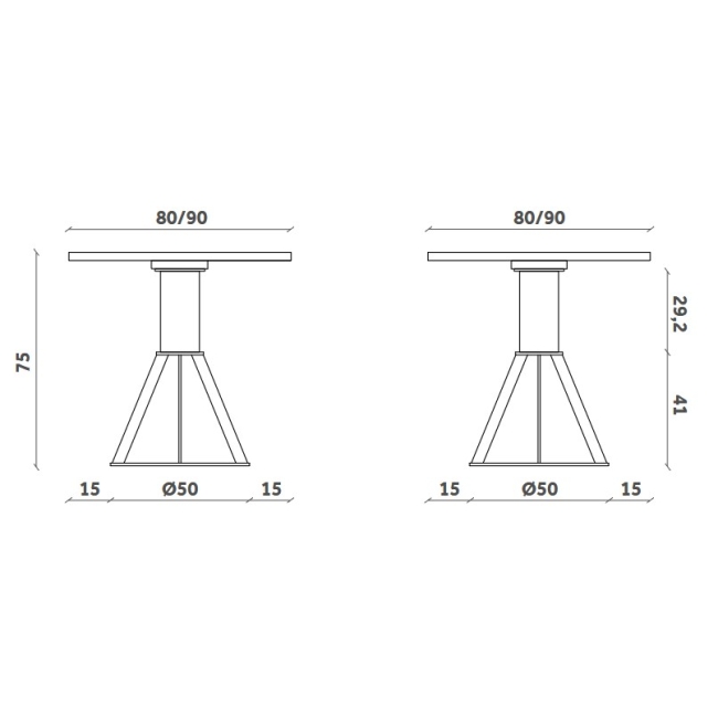 Geronimo Miniforms Fixed Table