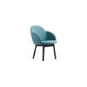 Iola Wood Miniforms Chair with armrests