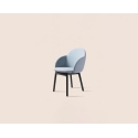 Iola Wood Miniforms Chair with armrests