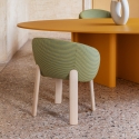 Nebula Wood Miniforms Chair with armrests