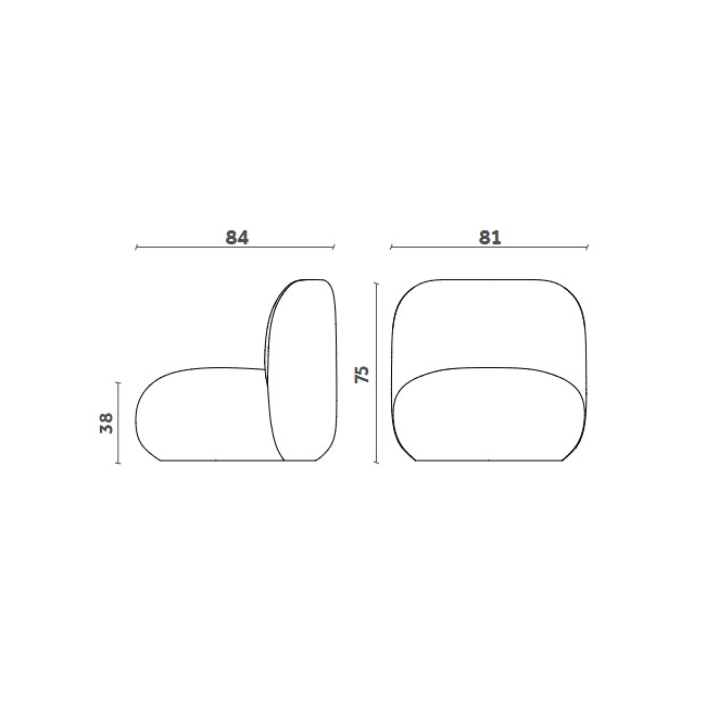 Boterina Miniforms Armchair