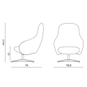 Nebula Lounge Alu Miniforms Chair